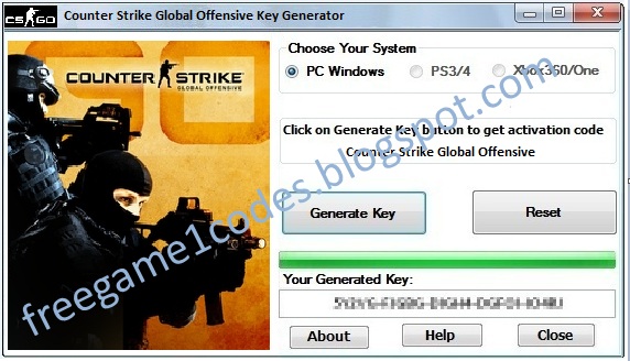Cs global offensive steam key generator no password no survey